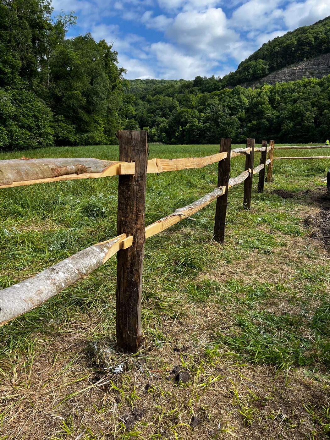 Solar lights for split deals rail fence