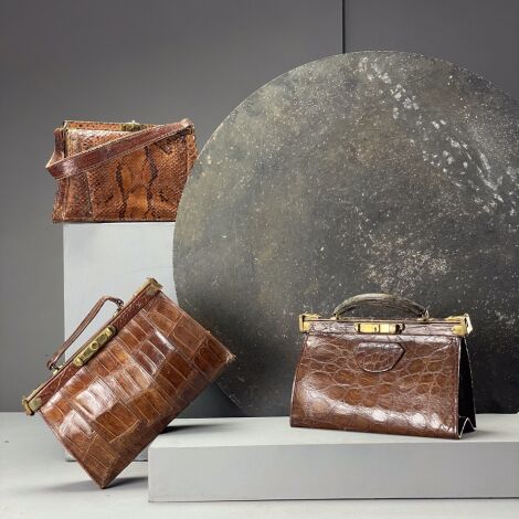 Exotic Leather Handbags (x3 available) - RENTAL ONLY