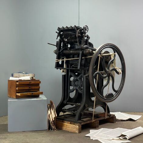 Treadle Operated Printing Press - RENTAL ONLY