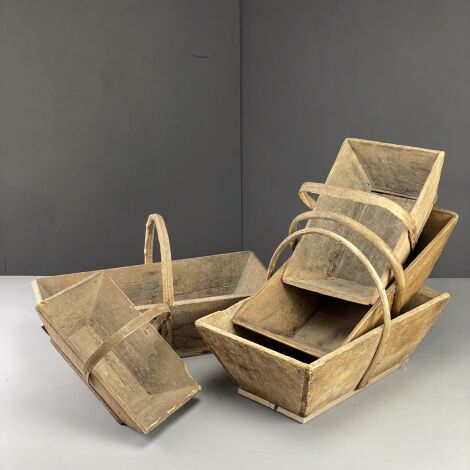 Wooden Carry Basket (5 available) - RENTAL ONLY