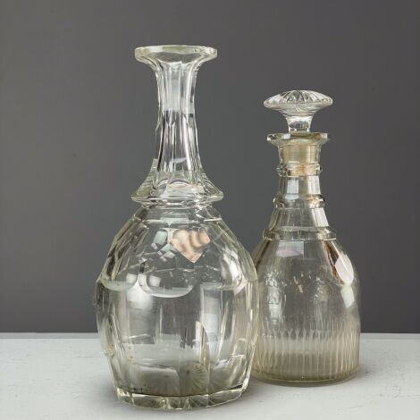 Decorative Glass Decanters (x2)  - RENTAL ONLY