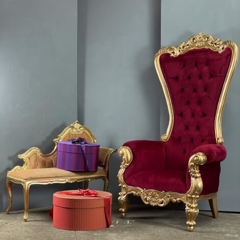 Royal Throne chair - RENTAL ONLY