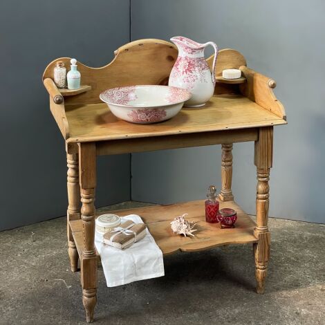 Old Fashioned Pine Wash Stand - RENTAL ONLY