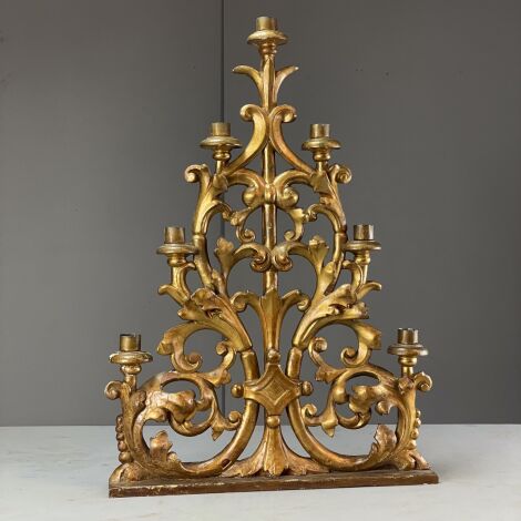 Giltwood Altar Candleabra - RENTAL ONLY