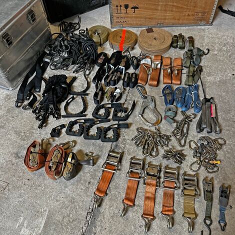 Buckles, Tie Downs, Ratchets, D links, Clamps & Clips - RENTAL ONLY 