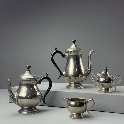 Silver Four Piece Tea & Coffee Set  - RENTAL ONLY