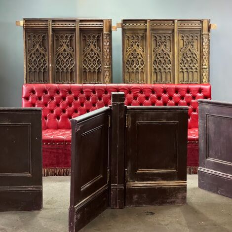 House of Lords Leather Benches and Paneling - RENTAL ONLY