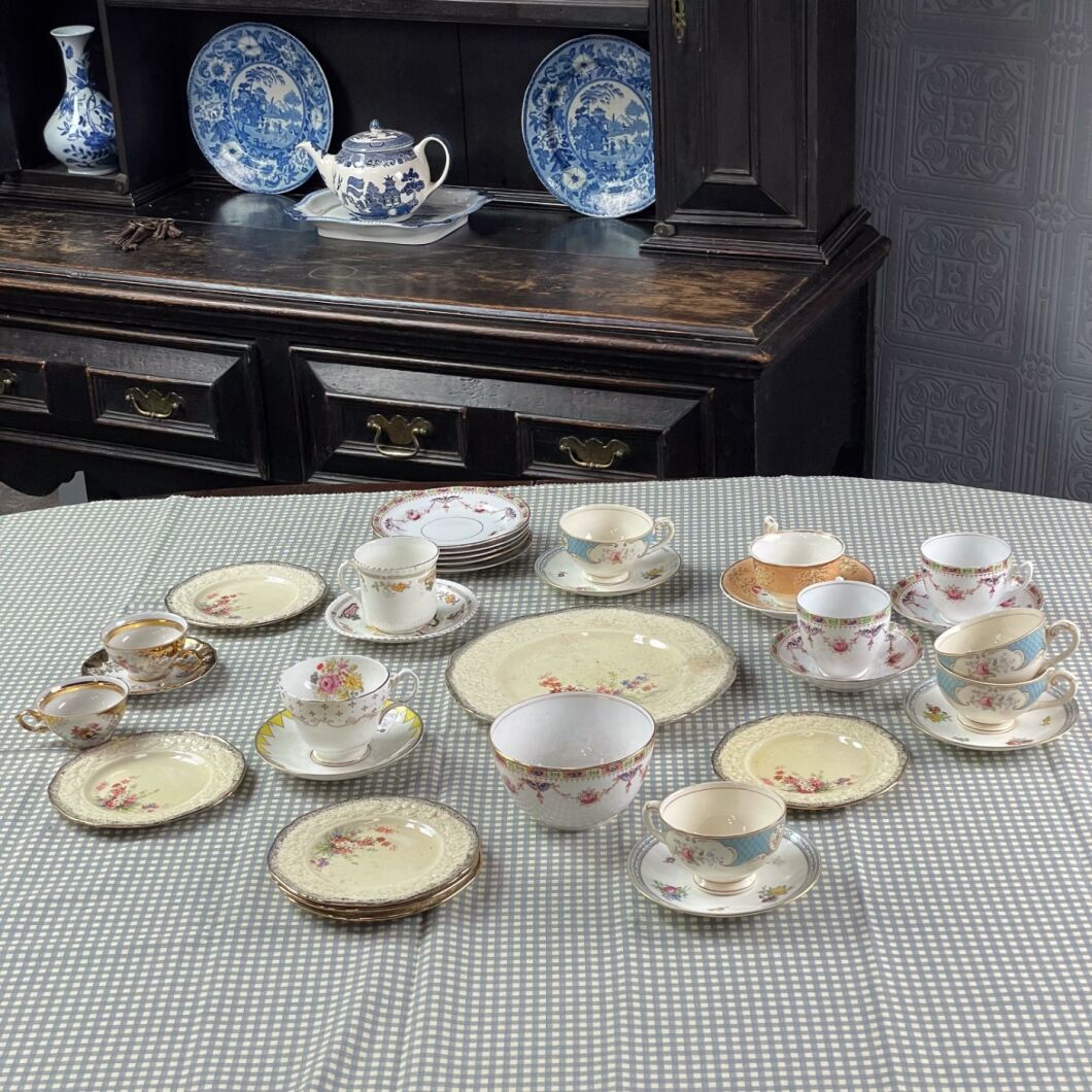 Bone China Tea Set Eclectic RENTAL ONLY Brandon Thatchers