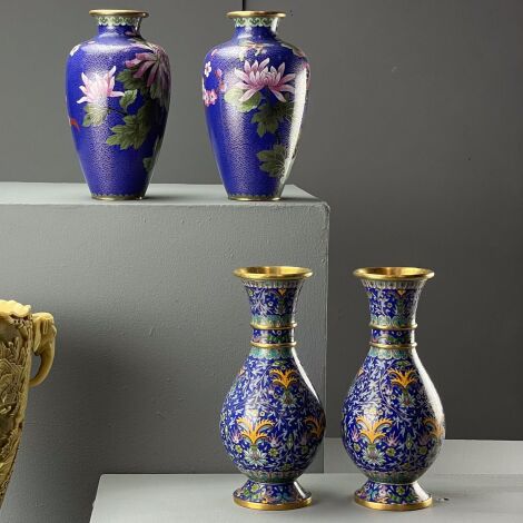 Cloisonne Vase (x4) - RENTAL ONLY