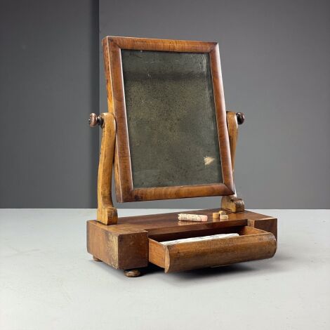 Victorian Toilet Mirror with drawer - RENTAL ONLY