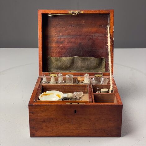 Early Wooden Medicine Chest - RENTAL ONLY