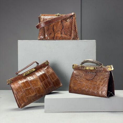 Exotic Leather Handbags (x3 available) - RENTAL ONLY