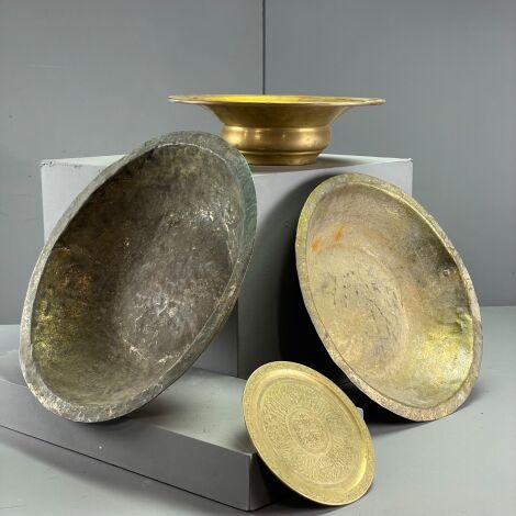 Brass Platter Set - RENTAL ONLY