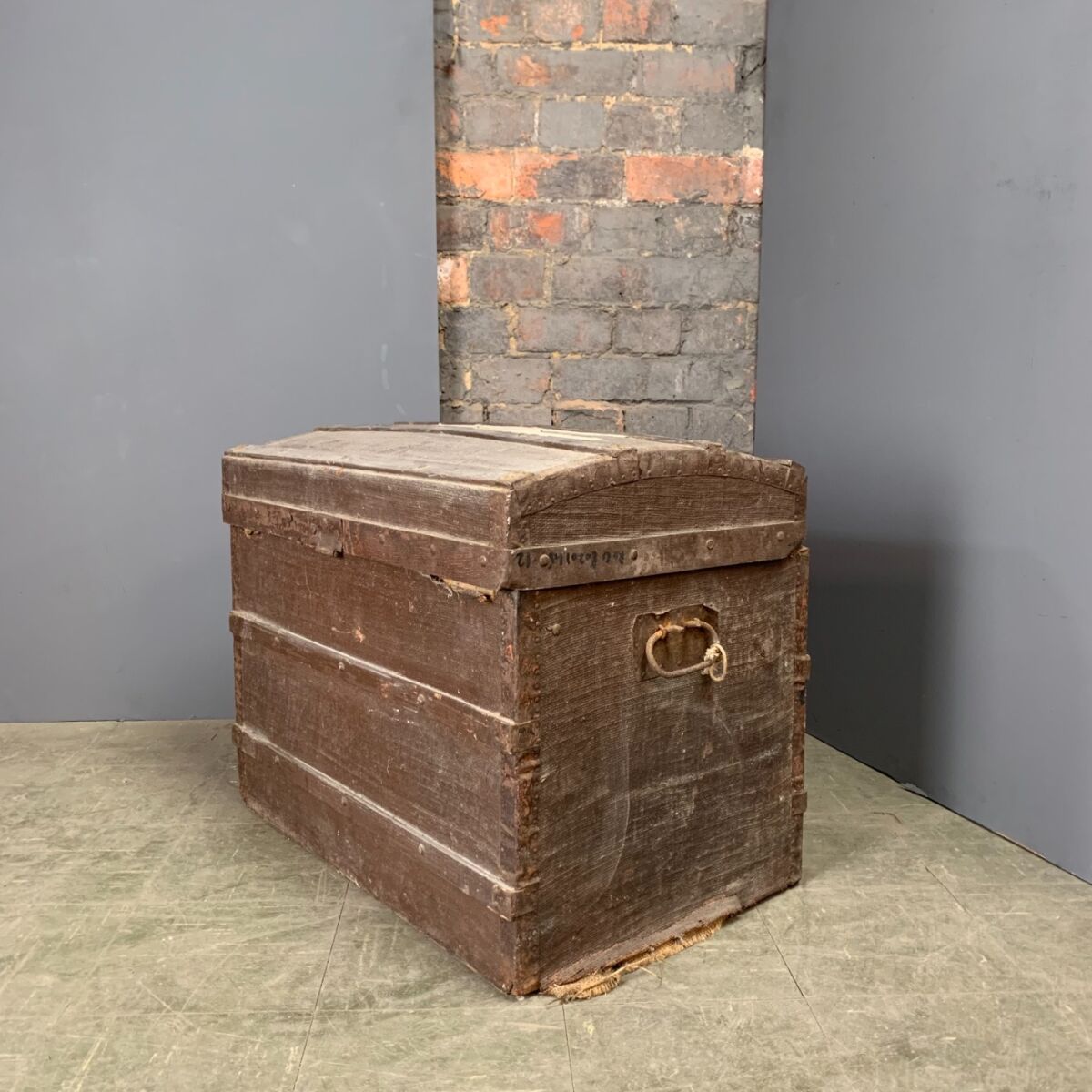 Brass Bound Wooden Chest - RENTAL ONLY - Brandon Thatchers