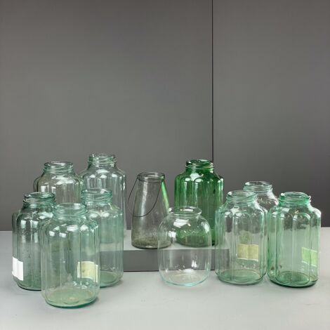 Large Glass Jars Selection (x11) - RENTAL ONLY