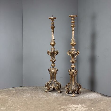 Ornate Altar Candle Sticks (pair) - RENTAL ONLY