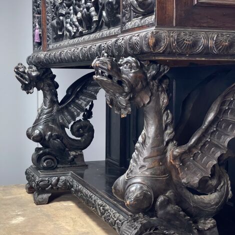 Antique Dragon Chest/ Sideboard - RENTAL ONLY