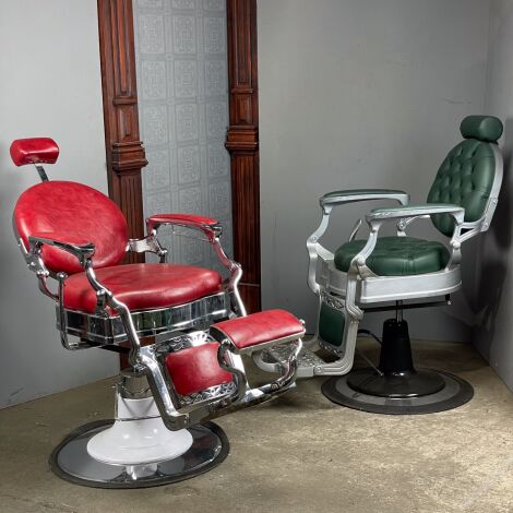 Reclining Barbers Chairs - RENTAL ONLY