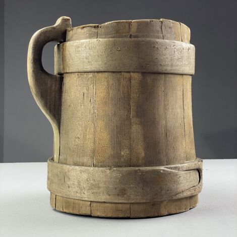 Large Wooden Tankard - RENTAL ONLY