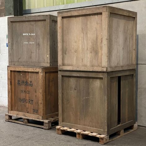 Harbour Wall Crates (x4 available) - RENTAL ONLY