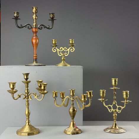 Candelabra Selection (5 available) - RENTAL ONLY