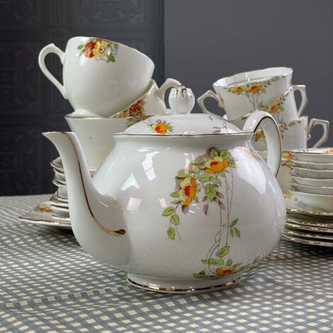 Bone China Tea Set Old Royal - RENTAL ONLY