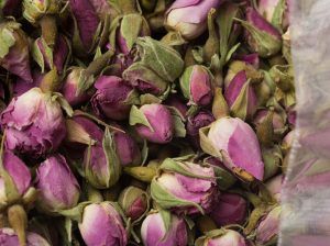 Pink Rose Buds - Dried Flowers 