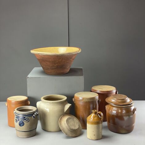 Brown Earthenware Collection - RENTAL ONLY