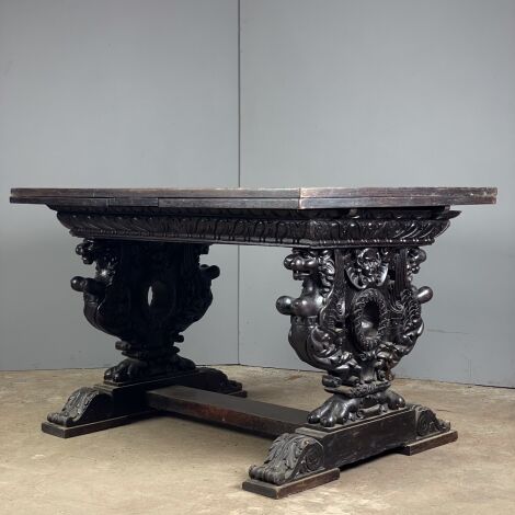 Dragon Carved Table - RENTAL ONLY