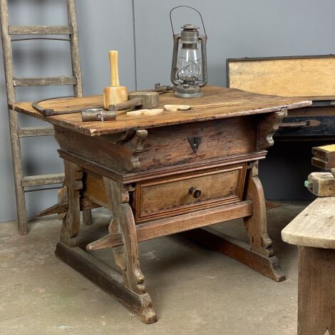 Craftsman's Wooden Workdesk - RENTAL ONLY