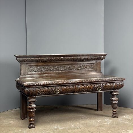 Antique Carved Oak Buffet - RENTAL ONLY