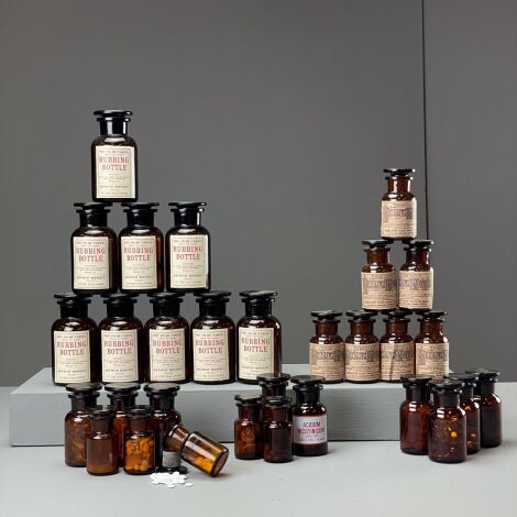 Brown Apothecary Bottles Set - RENTAL ONLY