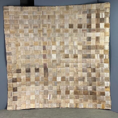 Water Hyacinth Matting, hand woven lattice 2 m x 2 m