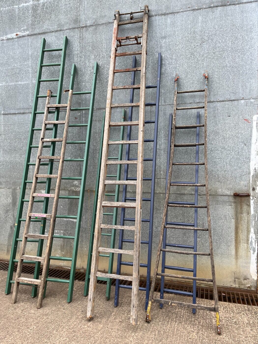 Wooden ladders outlet for sale