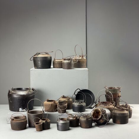 Old Smelting Pots - RENTAL ONLY